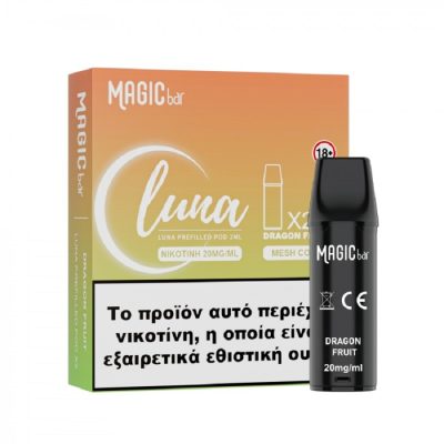 Magic Bar Luna Prefilled Pod – Dragon Fruit 2%