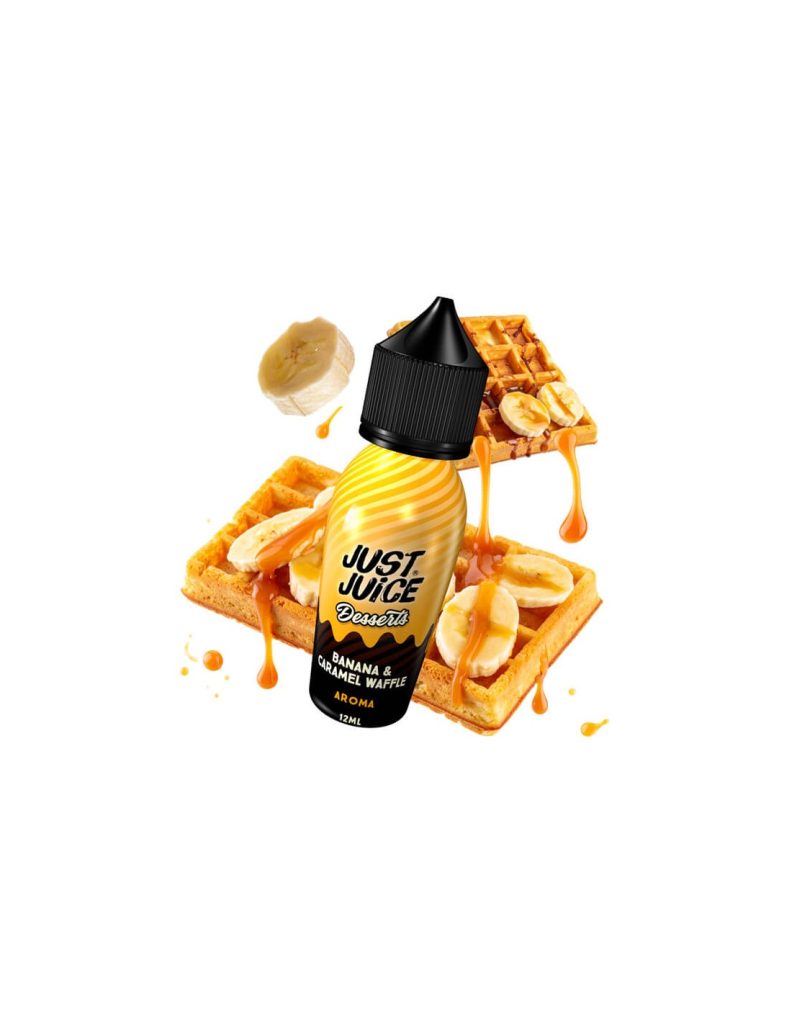Just Juice Desserts Banana and Caramel Waffle  60ml
