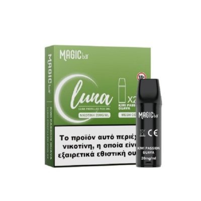Magic Bar Luna Prefilled Pod – Kiwi Passion Guava 2%
