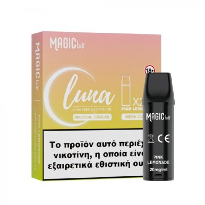 Magic Bar Luna Prefilled Pod –Pink Lemonade 2%