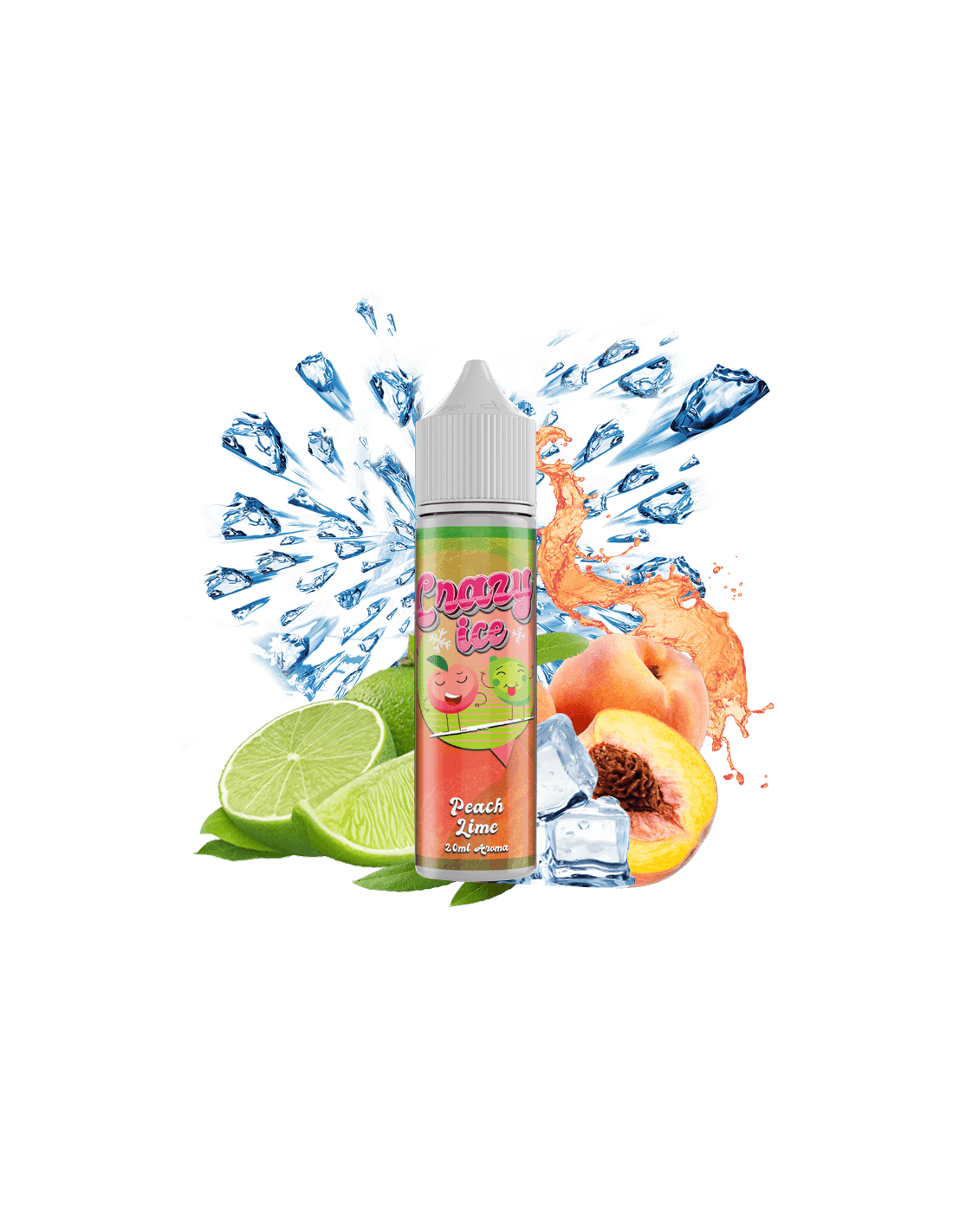 Steam City Crazy Ice Peach Lime 60ml
