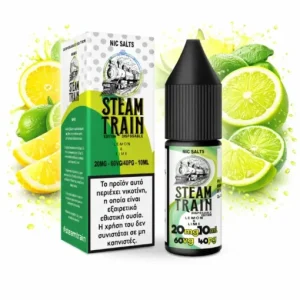 Steam Train Disposable Edition Lemon And Lime Nic Salt 20mg 10ml