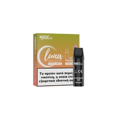 Magic Bar Luna Prefilled Pod –Strawberry Kiwi 2%