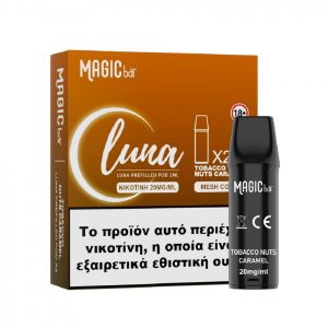 Magic Bar Luna Prefilled Pod –Tobacco Nuts Caramel 2%