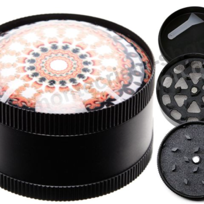 Τρίφτης καπνού Atomic Metal Grinder Psychedelic 50mm 3 parts