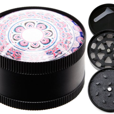 Τρίφτης καπνού Atomic Metal Grinder Psychedelic 50mm 3 parts