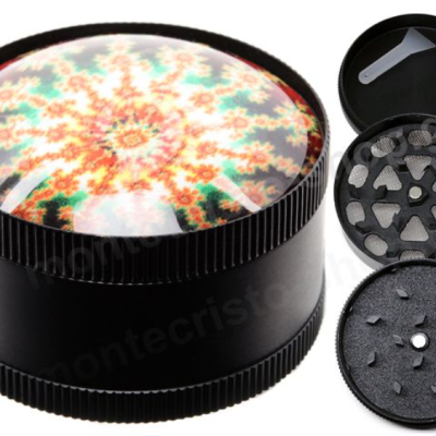 Τρίφτης καπνού Atomic Metal Grinder Psychedelic 50mm 3 parts