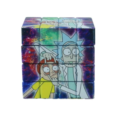 Cartoon Rubik's Cube Zinc Grinder 4 Levels