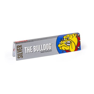 THE BULLDOG PAPERS AND FILTER TIPS KING SIZE SILVER SLIM Hemp