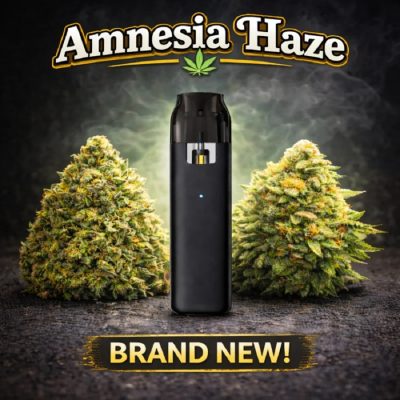 Hi Bros® - Amnesia Haze 90% Indica Blend 1ml - Μίας Χρήσης