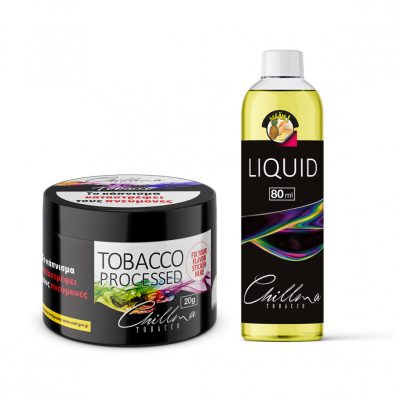 Chillma Liquid 80ml Βaam!! + Dry Tobacco 20gr