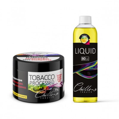 Chillma Liquid 80ml Banana+ Dry Tobacco 20gr