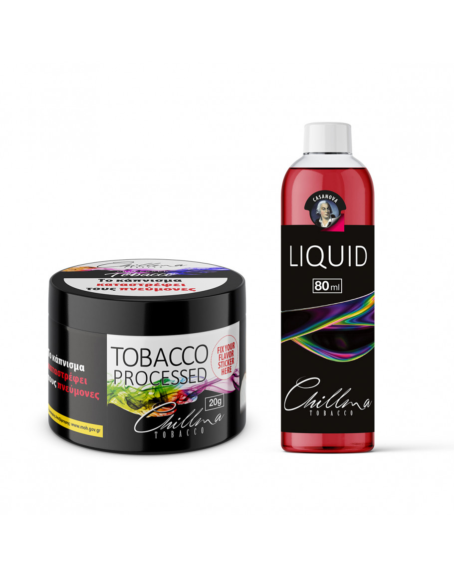 Chillma Liquid 80ml Casanova + Dry Tobacco 20gr
