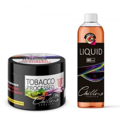 Chillma Liquid 80ml Berry mix + Dry Tobacco 20gr
