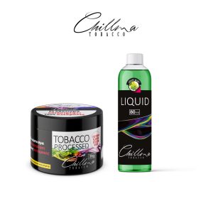 Chillma Liquid 120ml Grape Mint + Dry Tobacco 20gr