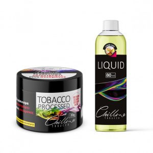 Chillma Liquid 120ml Lemon Cake + Dry Tobacco 20gr