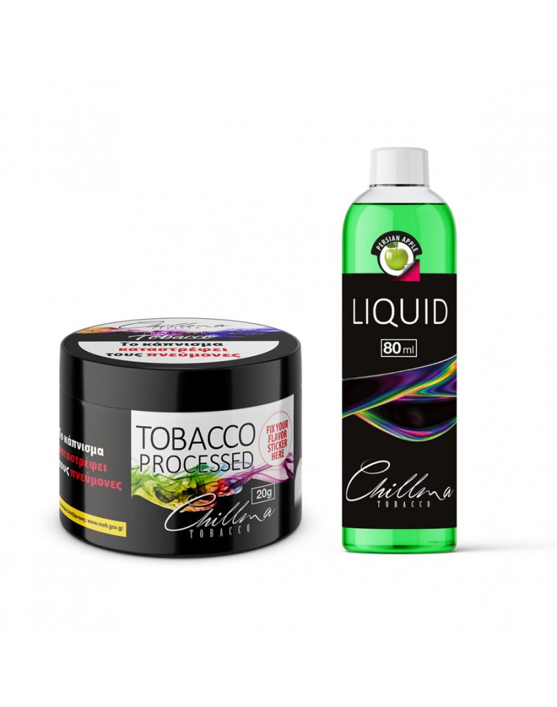 Chillma Liquid 80ml Persian Apple + Dry Tobacco 20gr