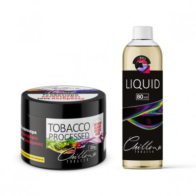 Chillma Liquid 80ml Red Bull + Dry Tobacco 20gr