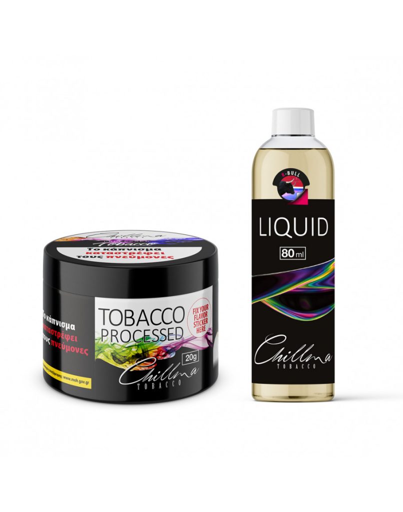 Chillma Liquid 80ml Red Bull + Dry Tobacco 20gr