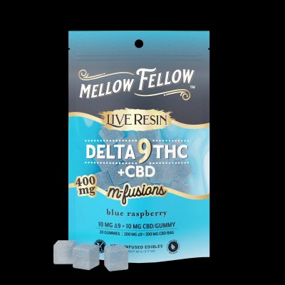 Delta 9 Live Resin Edibles 400mg – Blue Raspberry