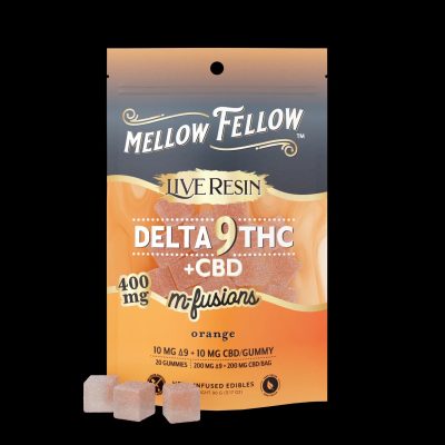 Delta 9 Live Resin Edibles 400mg – Orange
