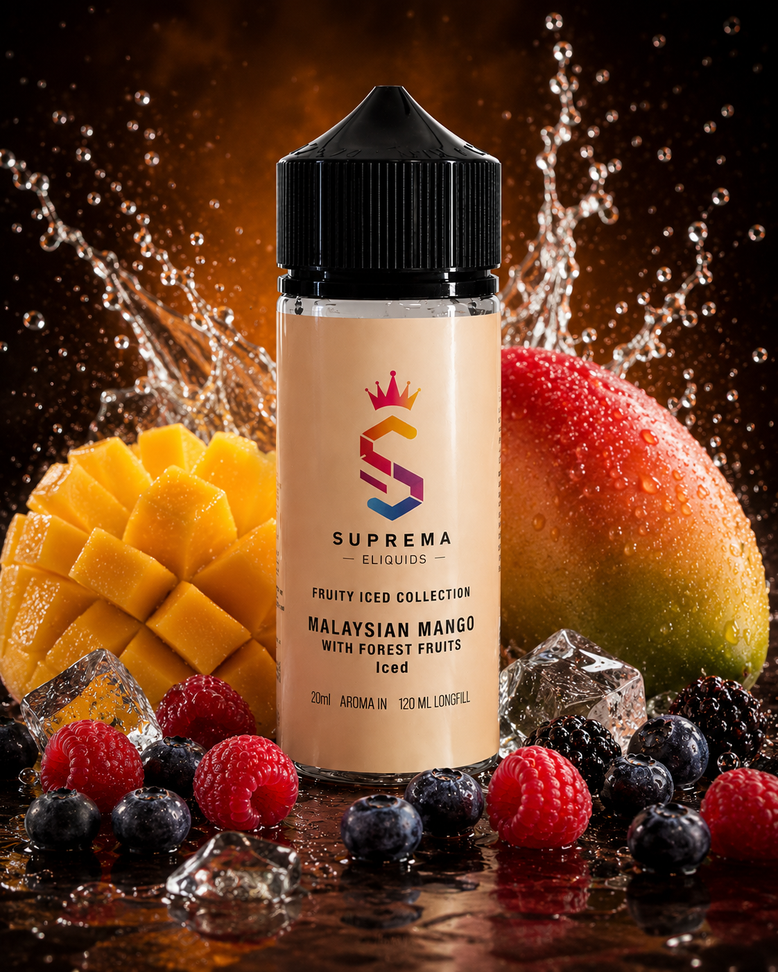SUPREMA - MALAYSIAN MANGO WITH FOREST FRUITS ICED (120ml)