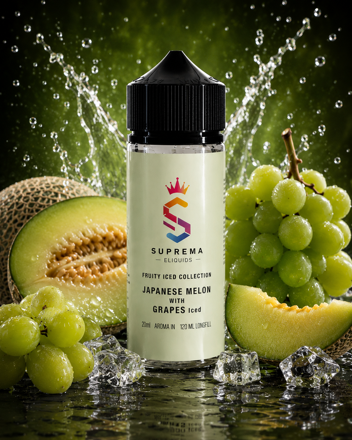 SUPREMA - JAPANESE MELON WITH GRAPES ICED (120ml)