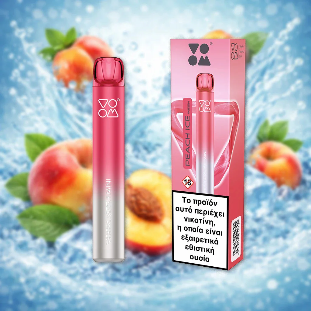 VOOM Mesh mini 1000 Puff – Peach Ice