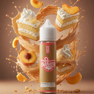 BAKERY DRIP - SPONGE CAKE CHANTILLY PEACH 60ml