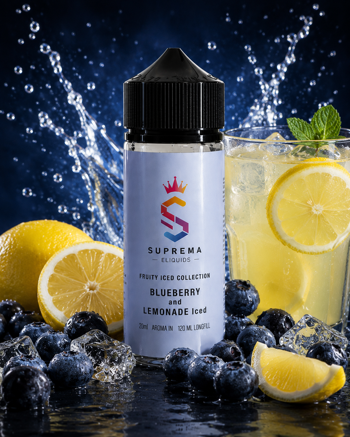 SUPREMA - BLUEBERRY LEMONADE ICED (120ml)