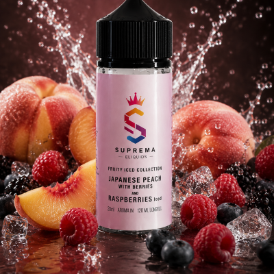 SUPREMA - JAPANESE PEACH WITH BERRIES AND RASPBERRIES ICED (120ml)