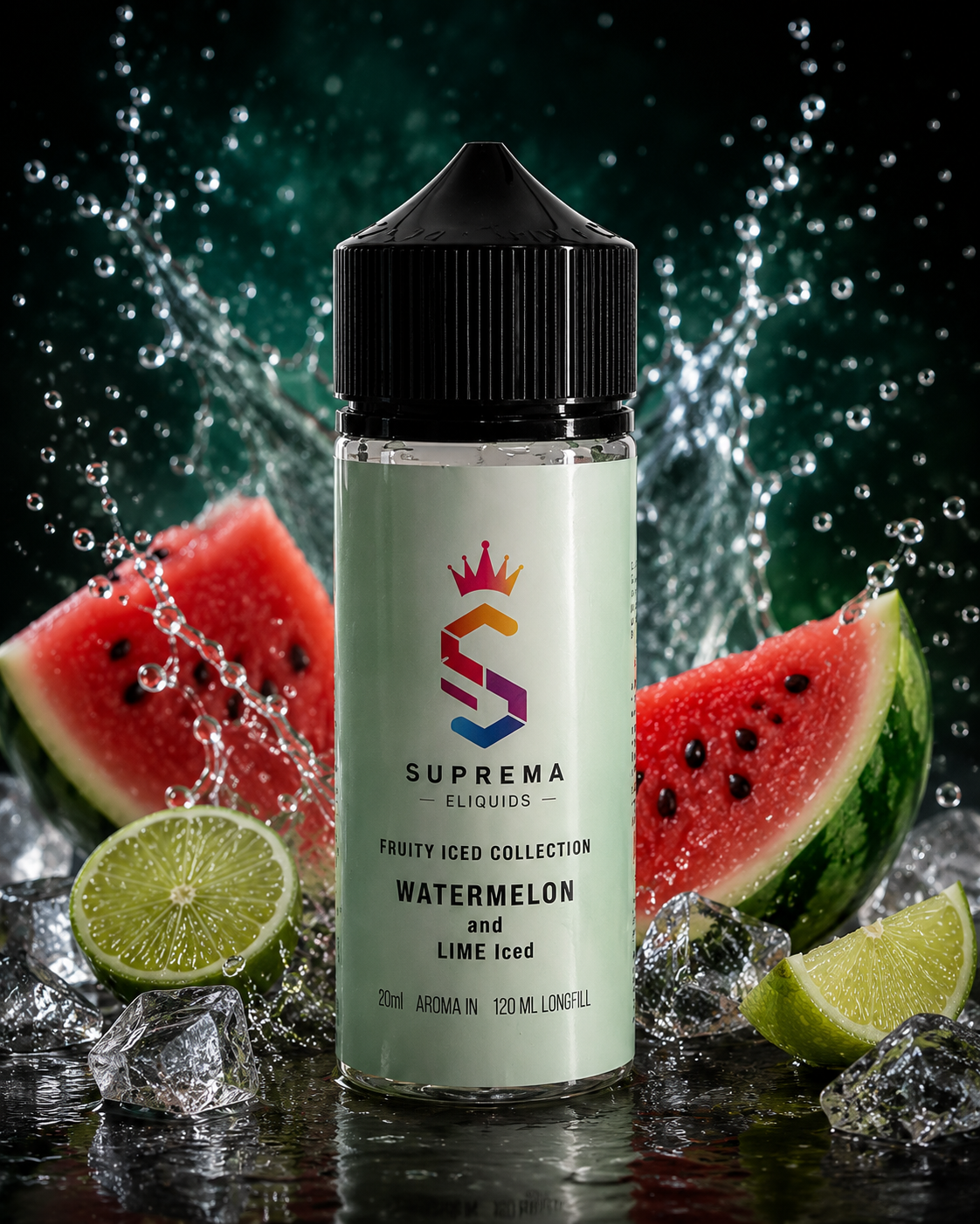 SUPREMA - WATERMELON LIME ICED (120ml)